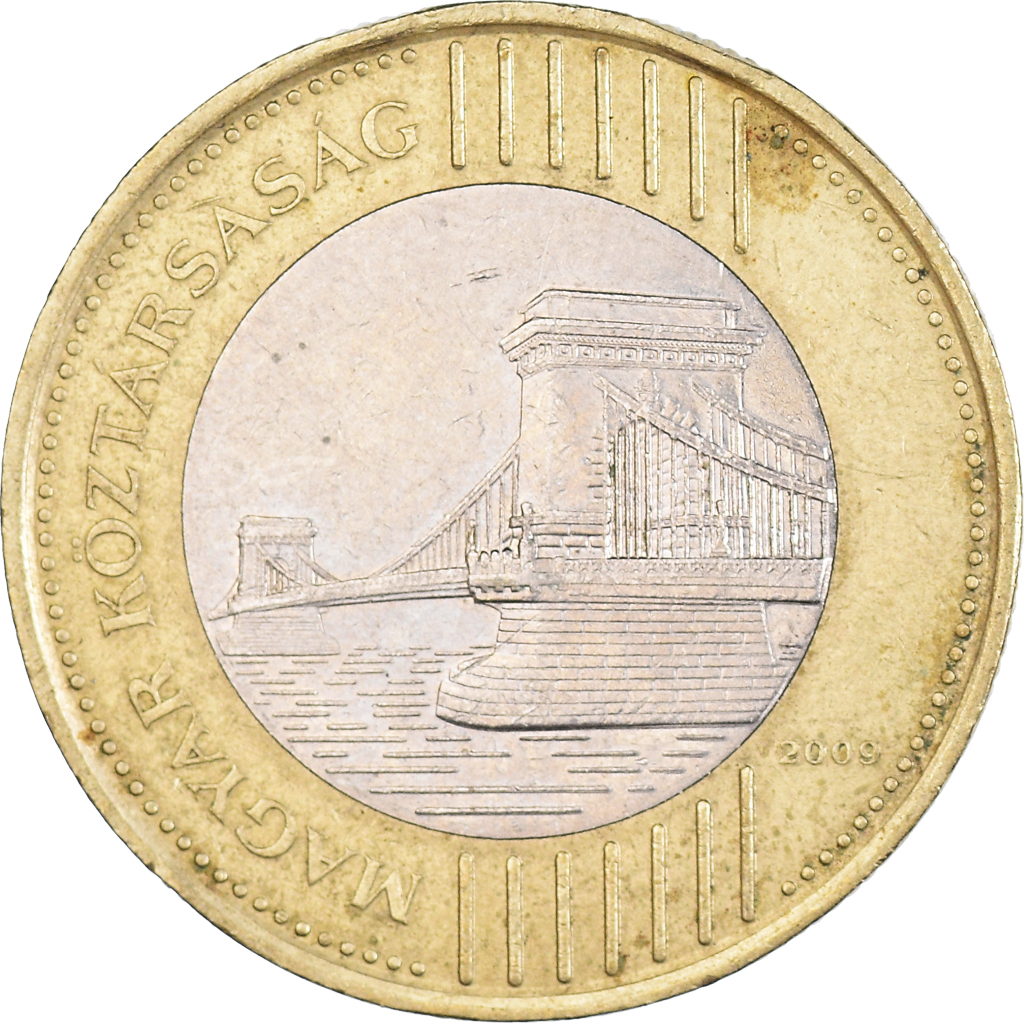 Moneda, Hungría, 200 Forint, 2009