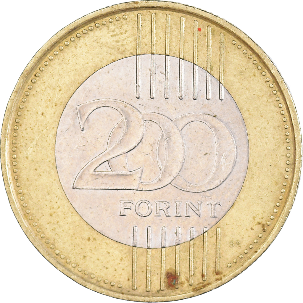 Moneda, Hungría, 200 Forint, 2009