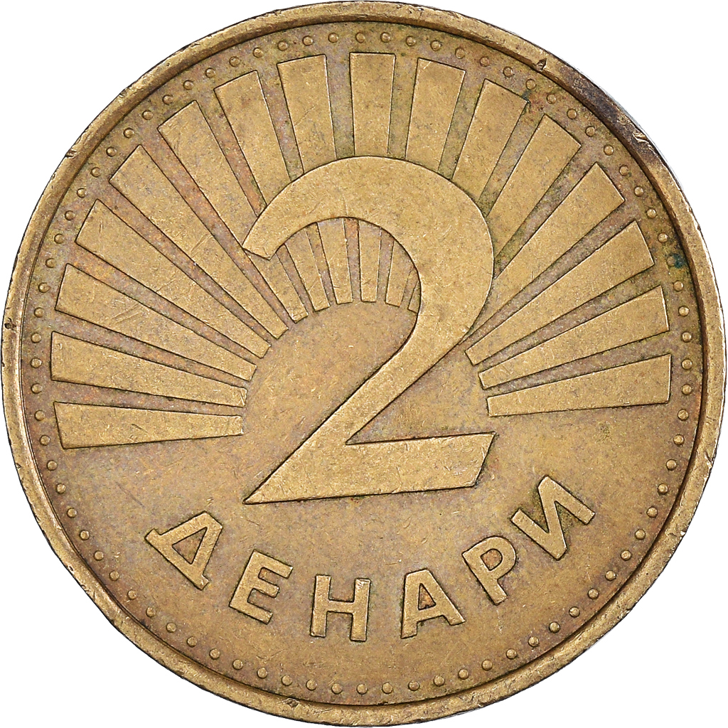 Moneda, Macedonia, 2 Denari, 2006