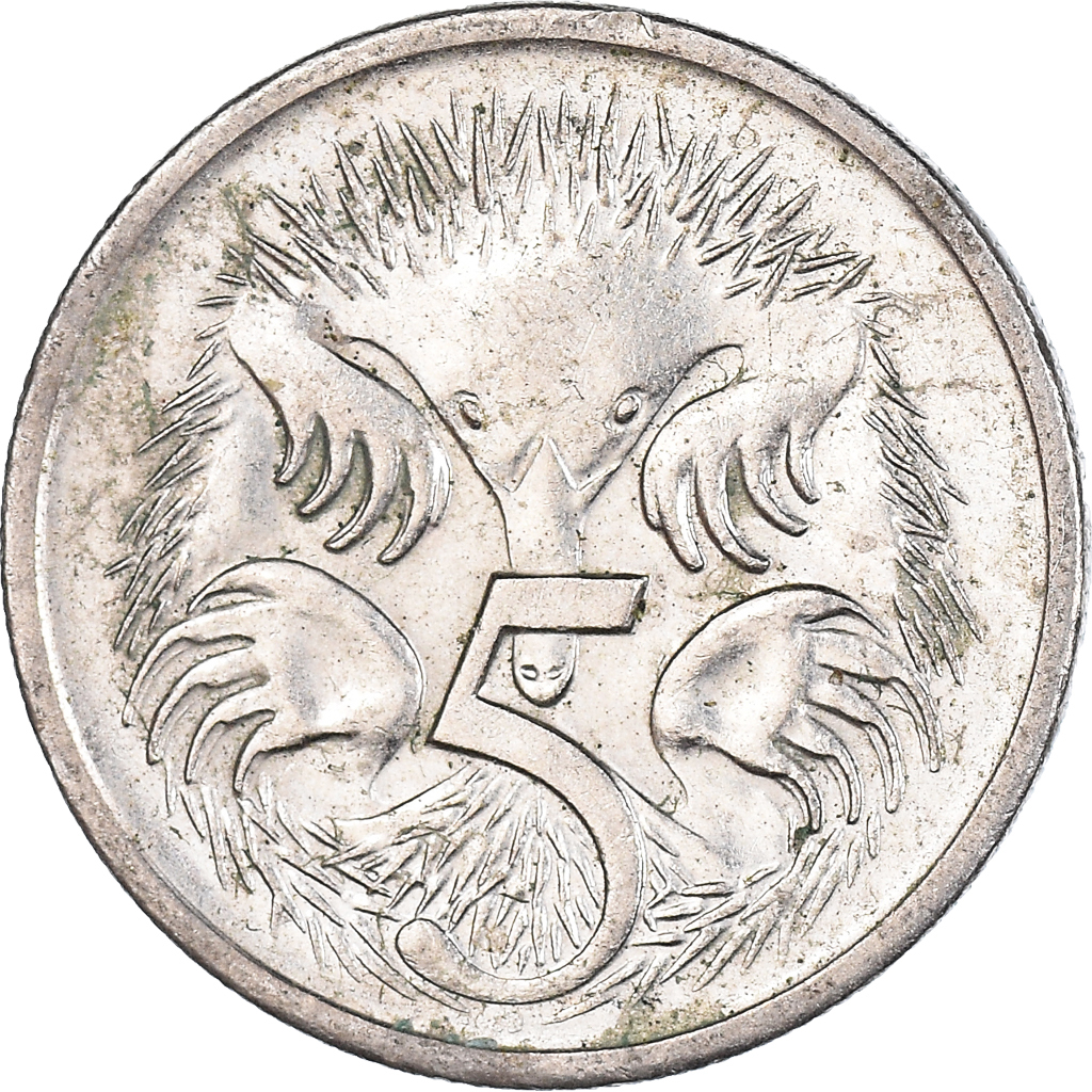 Moneda, Australia, 5 Cents, 2002