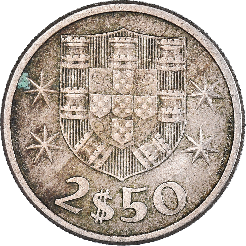 Moneda, Portugal, 2-1/2 Escudos, 1963