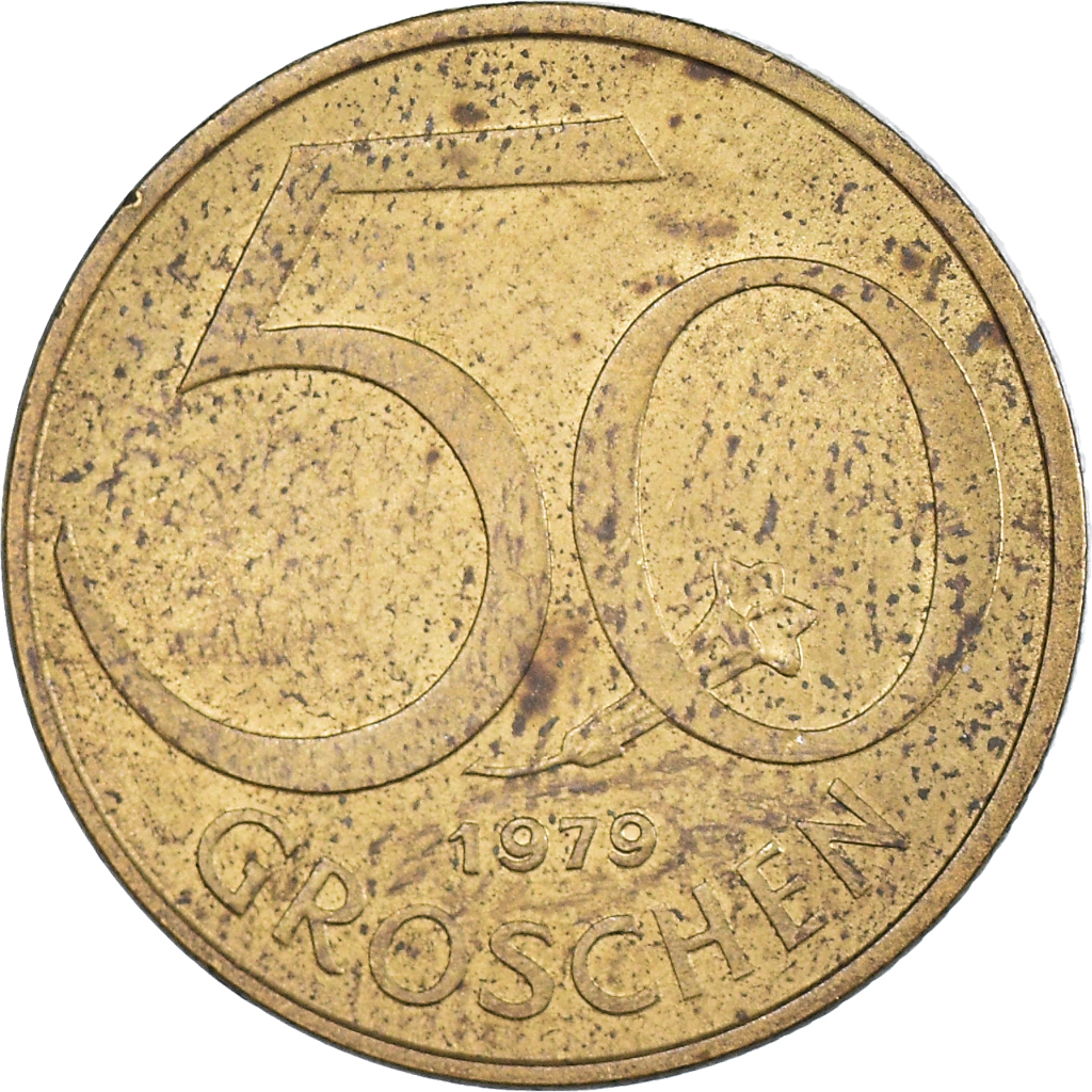 Moneda, Austria, 50 Groschen, 1979