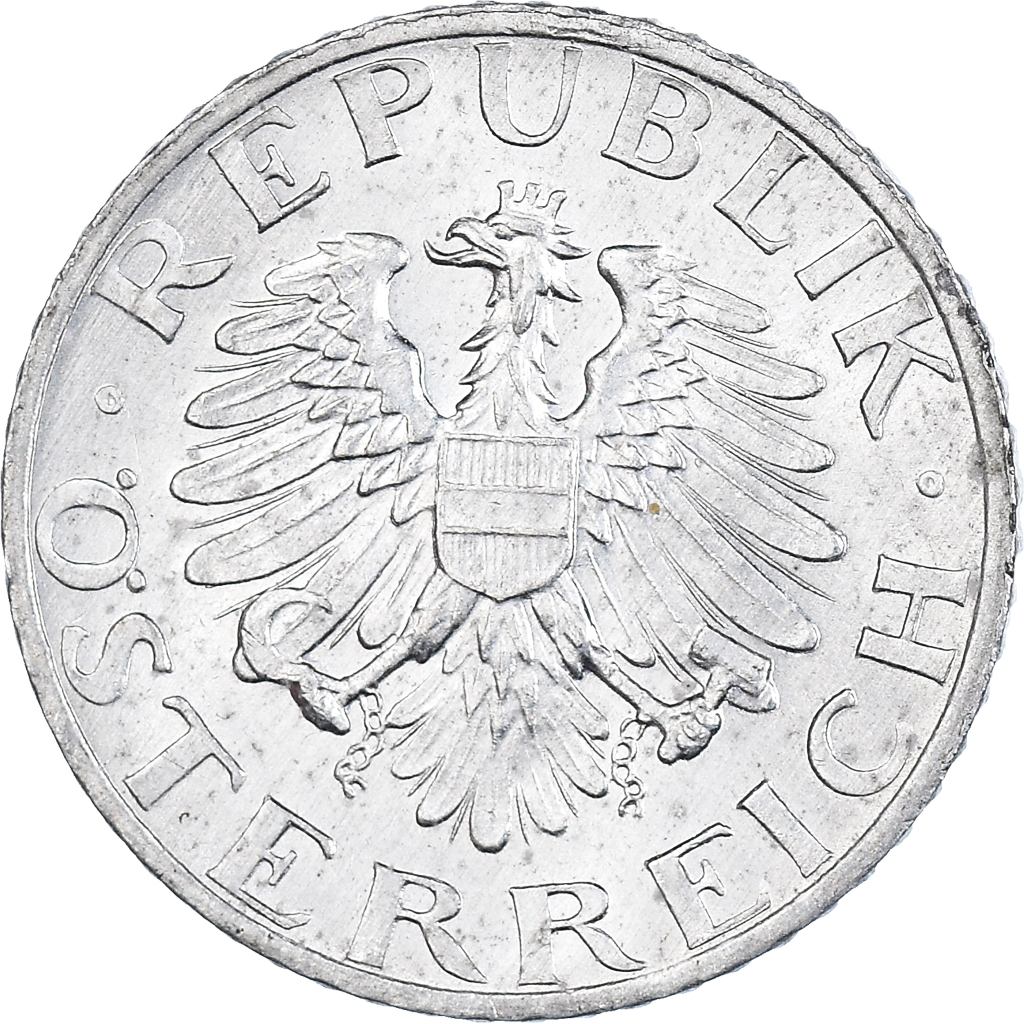 Moneda, Austria, 5 Groschen, 1989