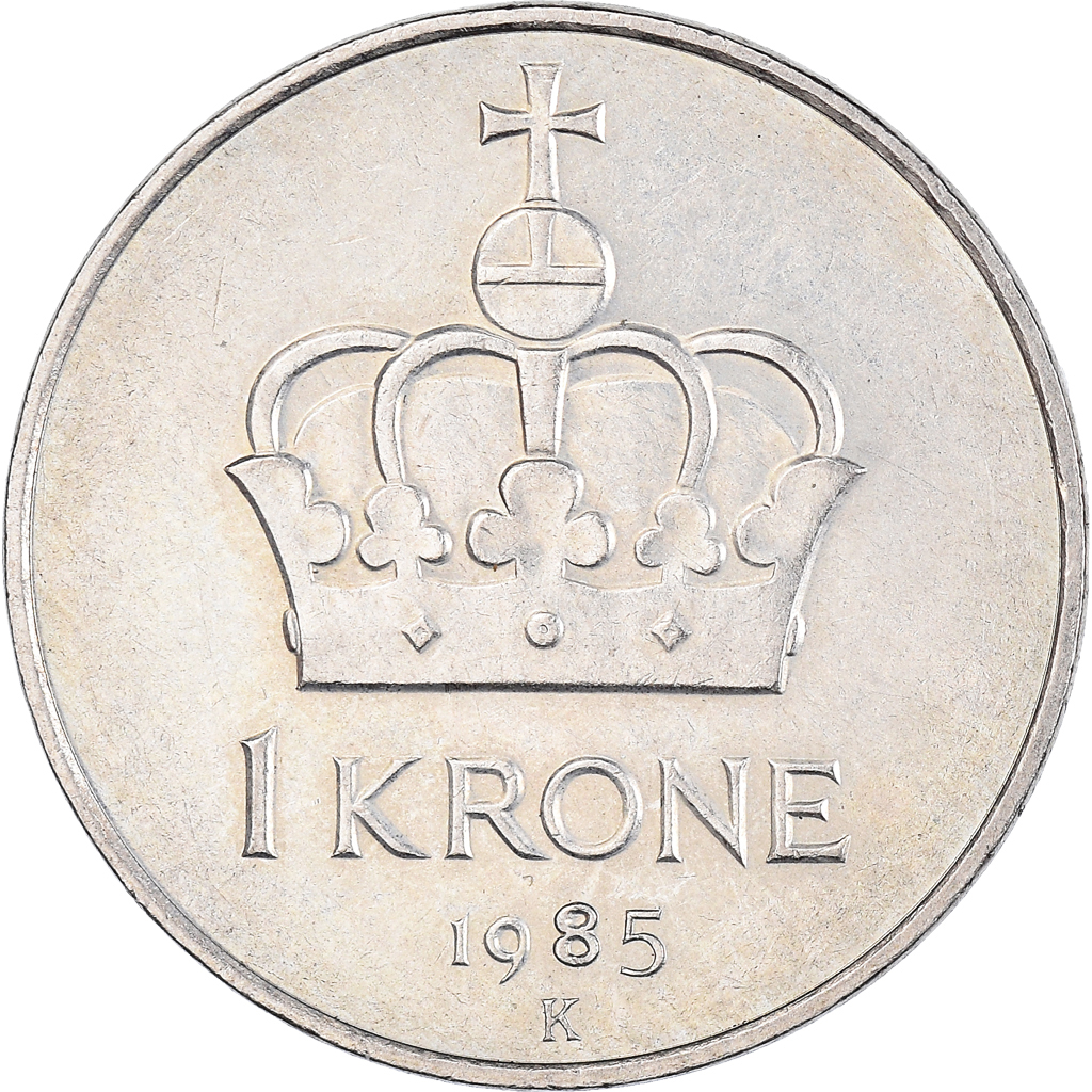 Moneda, Noruega, Krone, 1985