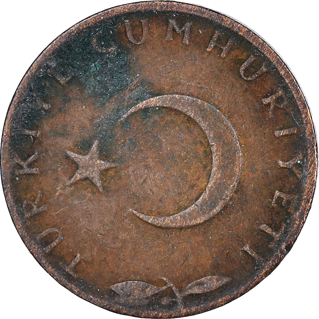Moneda, Turquía, 5 Kurus, 1966