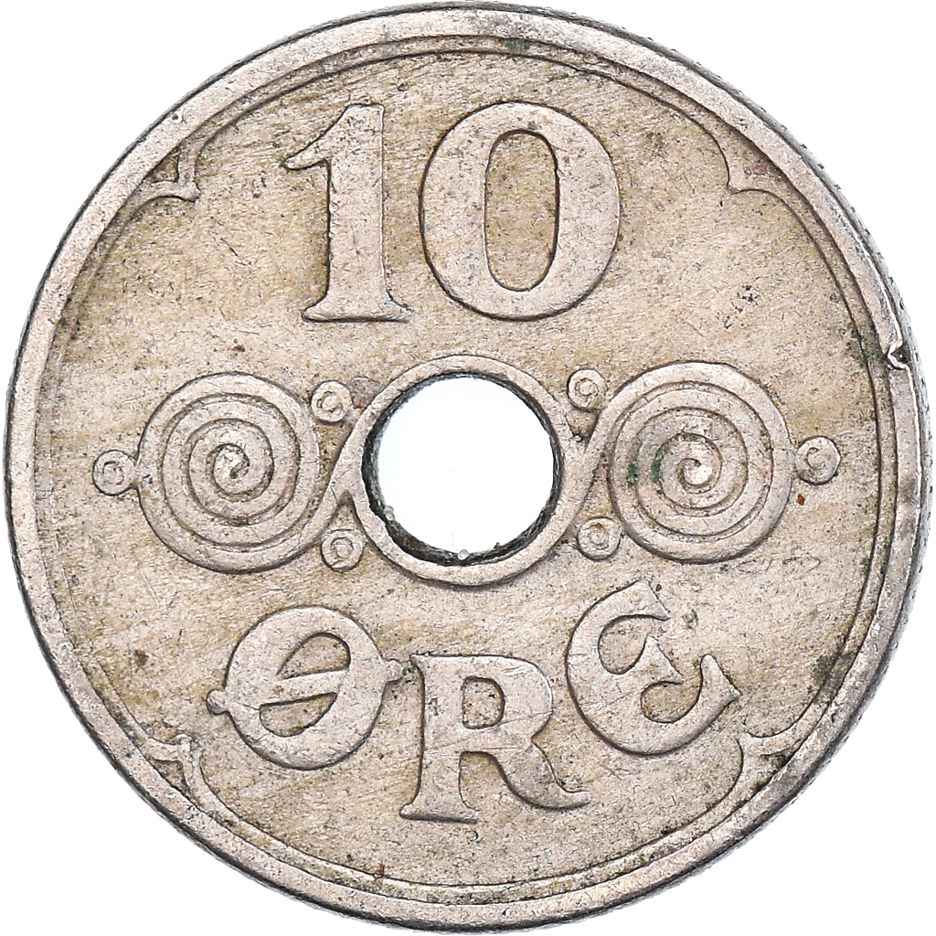 Moneda, Dinamarca, 10 Öre, 1931