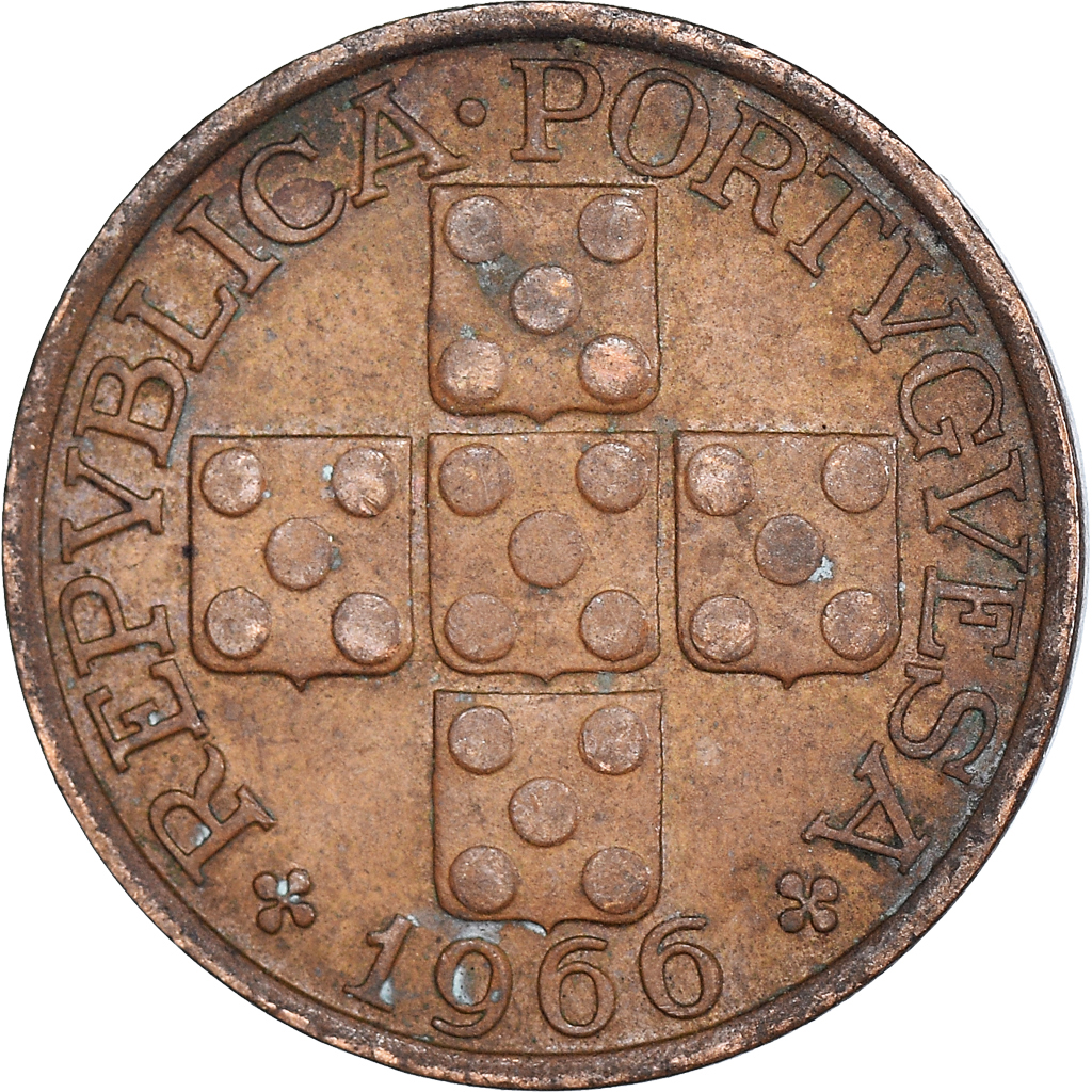 Moneda, Portugal, 20 Centavos, 1966
