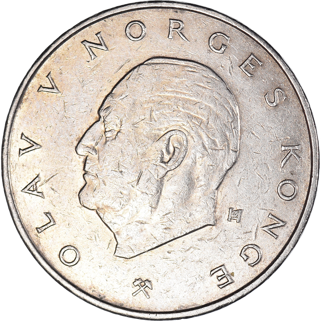Moneda, Noruega, 5 Kroner, 1980