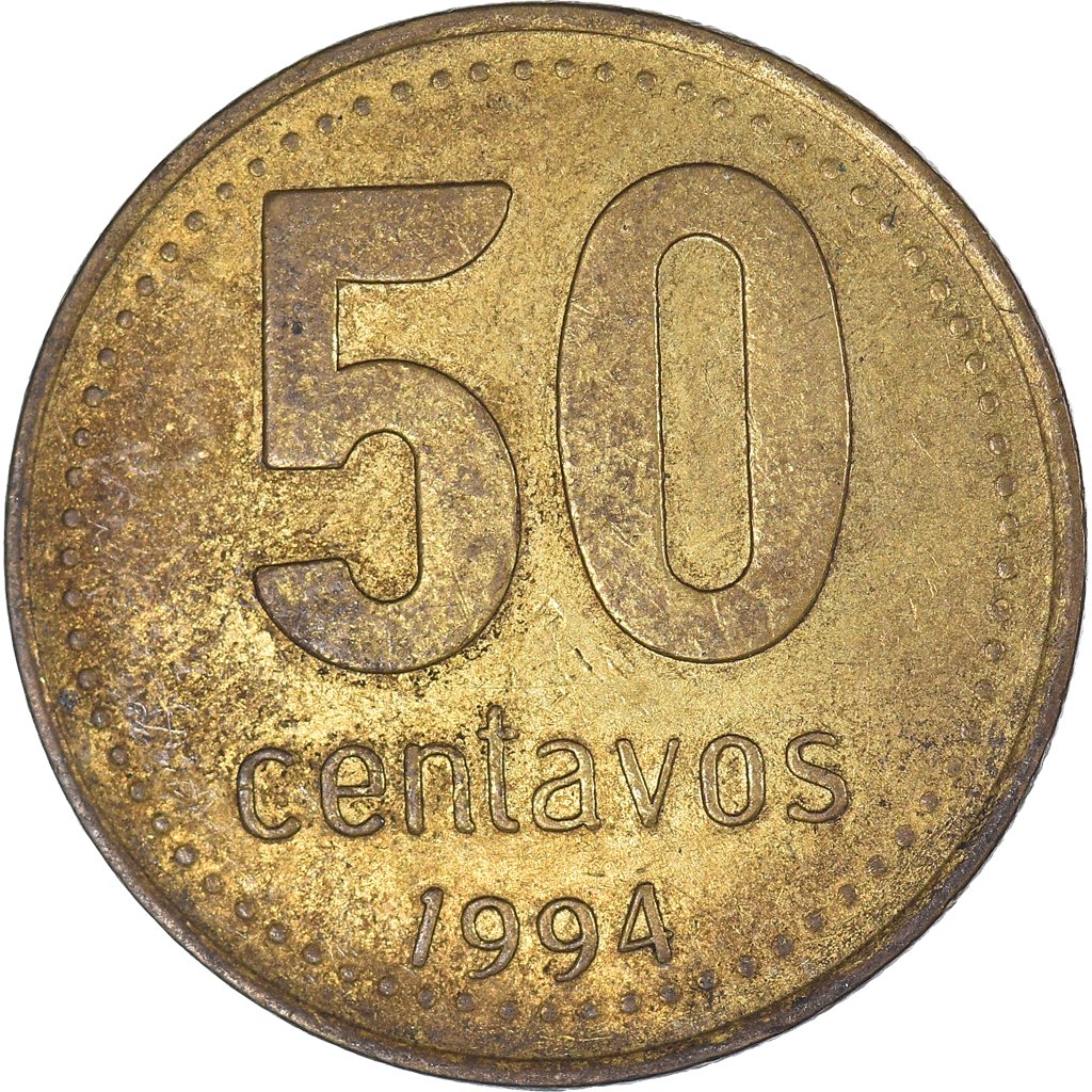 Coin, Argentina, 50 Centavos, 1994