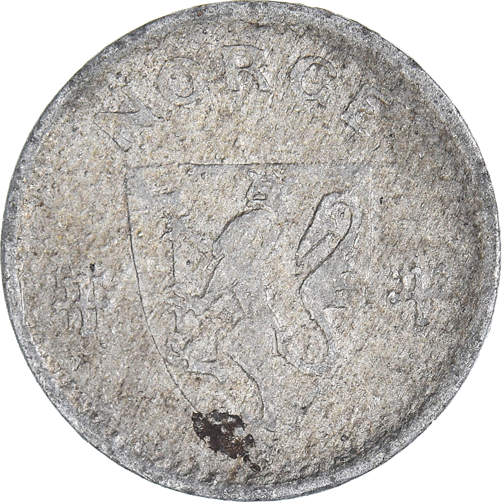 Moneda, Noruega, 10 Öre, 1942