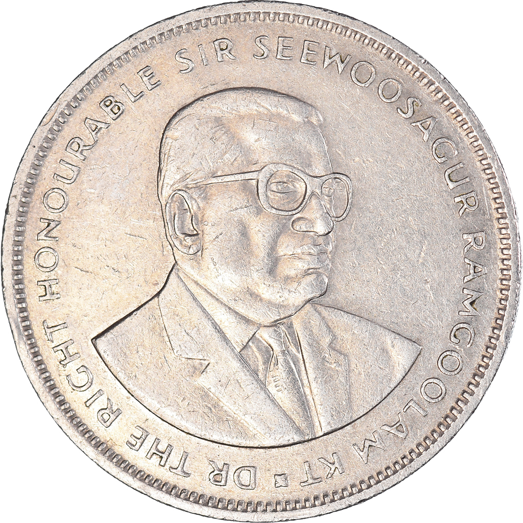 Moneda, Mauricio, Rupee, 1992
