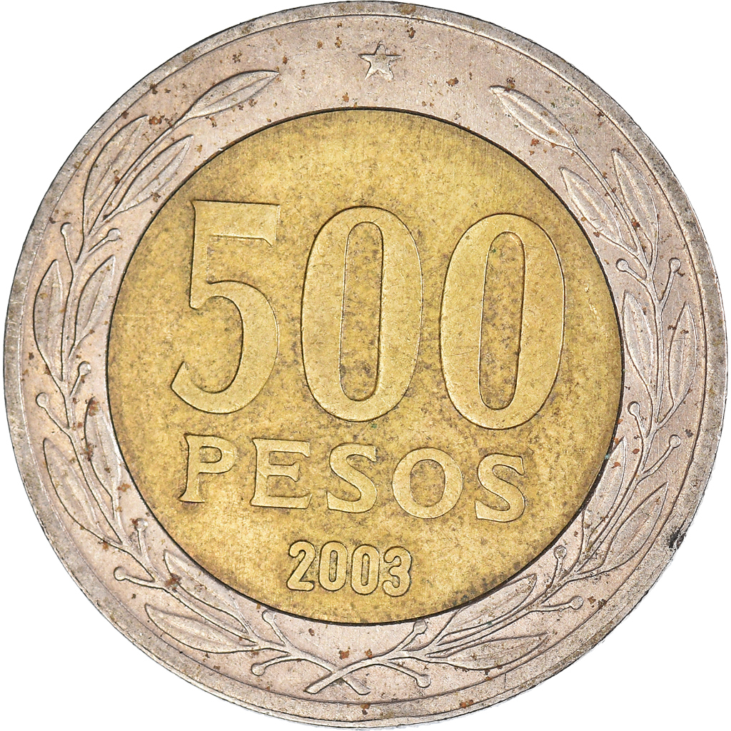 1421718] Monnaie, Chili, 500 Pesos, 2003 | eBay