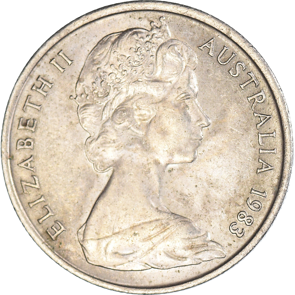 Moneda, Australia, 5 Cents, 1983