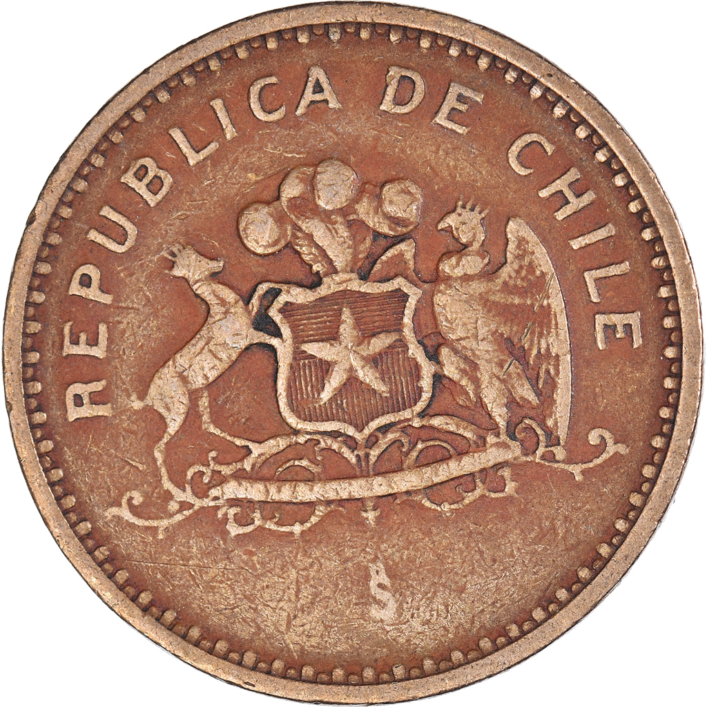 Moneda, Chile, 100 Pesos, 1985
