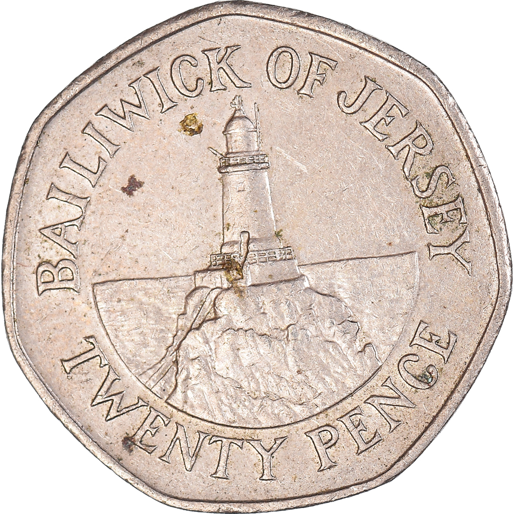 Coin, Jersey, 20 Pence, 1983