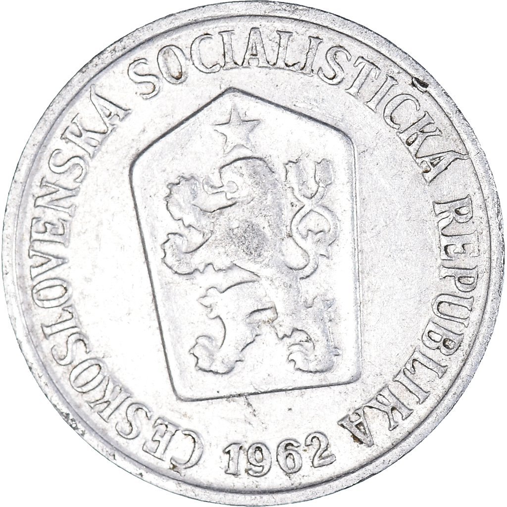 Coin Czechoslovakia 5 Haleru 1962 European Coins