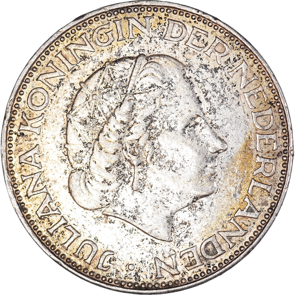 Coin, Netherlands, 2-1/2 Gulden, 1960