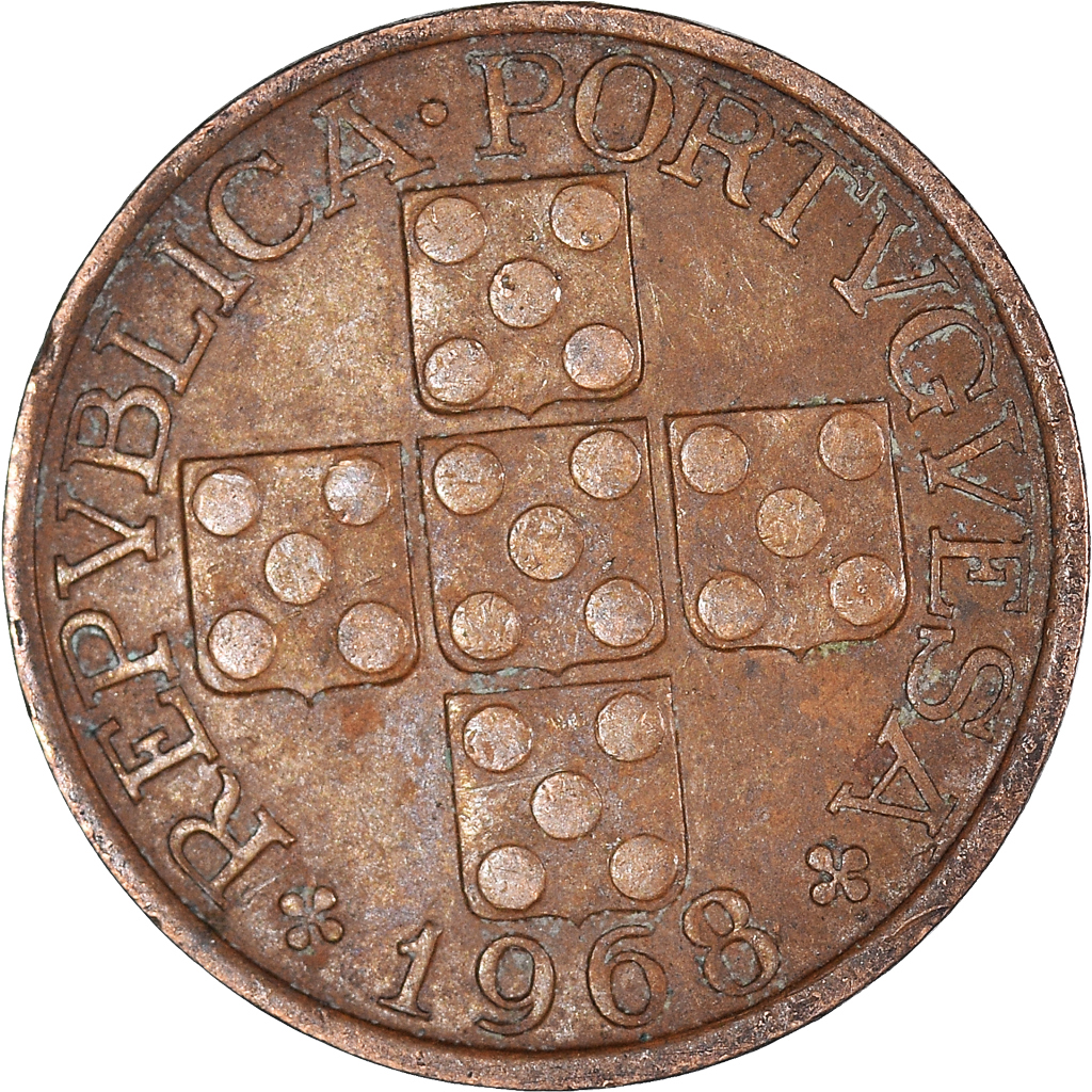 Moneda, Portugal, 20 Centavos, 1968