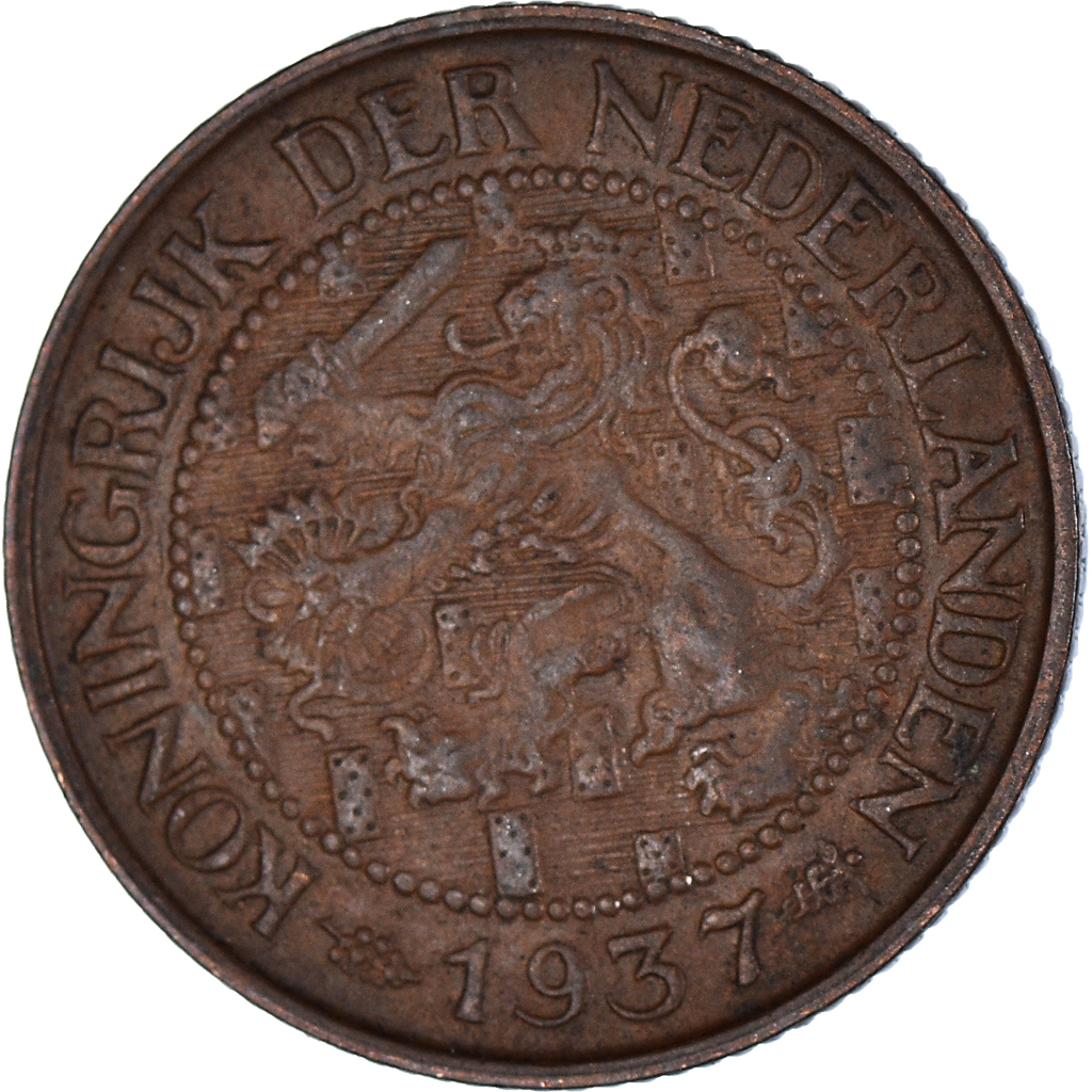 Moneda, Países Bajos, Cent, 1937