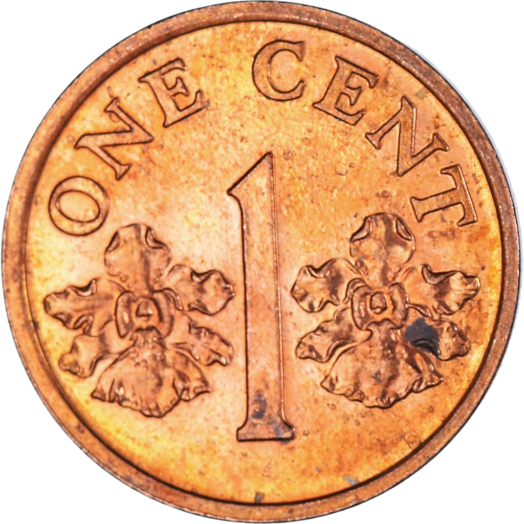 Moneda, Singapur, Cent, 1986