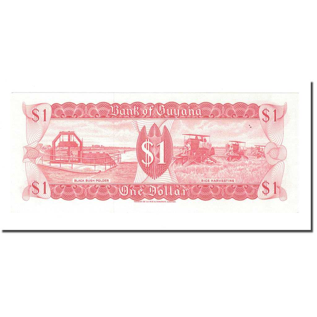 Banknote, Guyana, 1 Dollar, KM:21a, UNC(65-70)