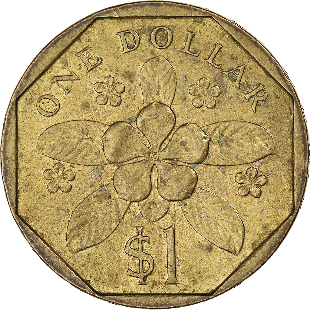 Moneda, Singapur, Dollar, 1988