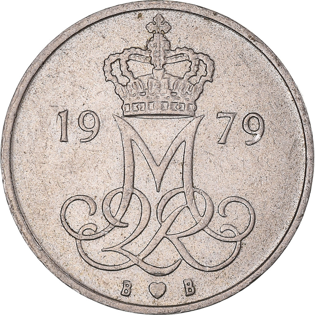 Moneda, Dinamarca, 10 Öre, 1979
