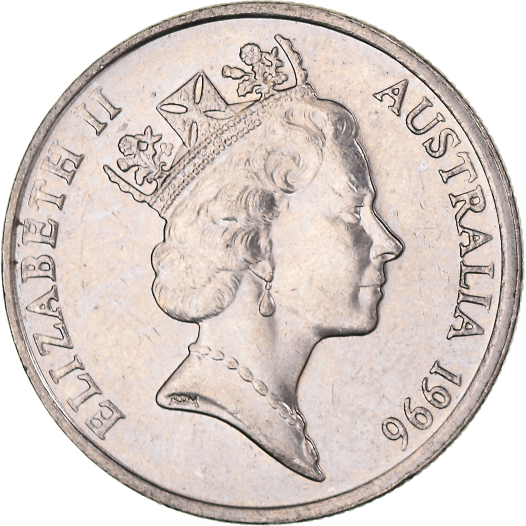 Moneda, Australia, 5 Cents, 1996