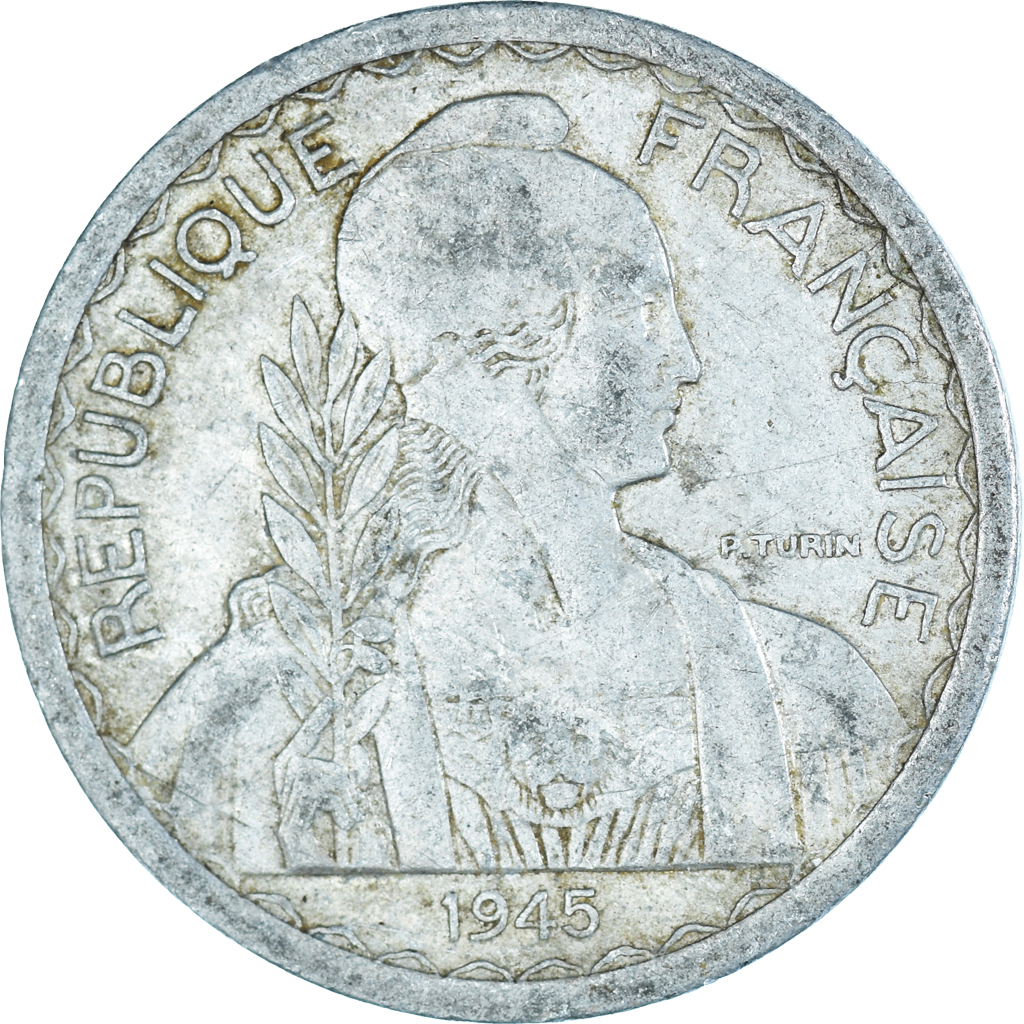 Moneda, Francia, 20 Centimes, 1945