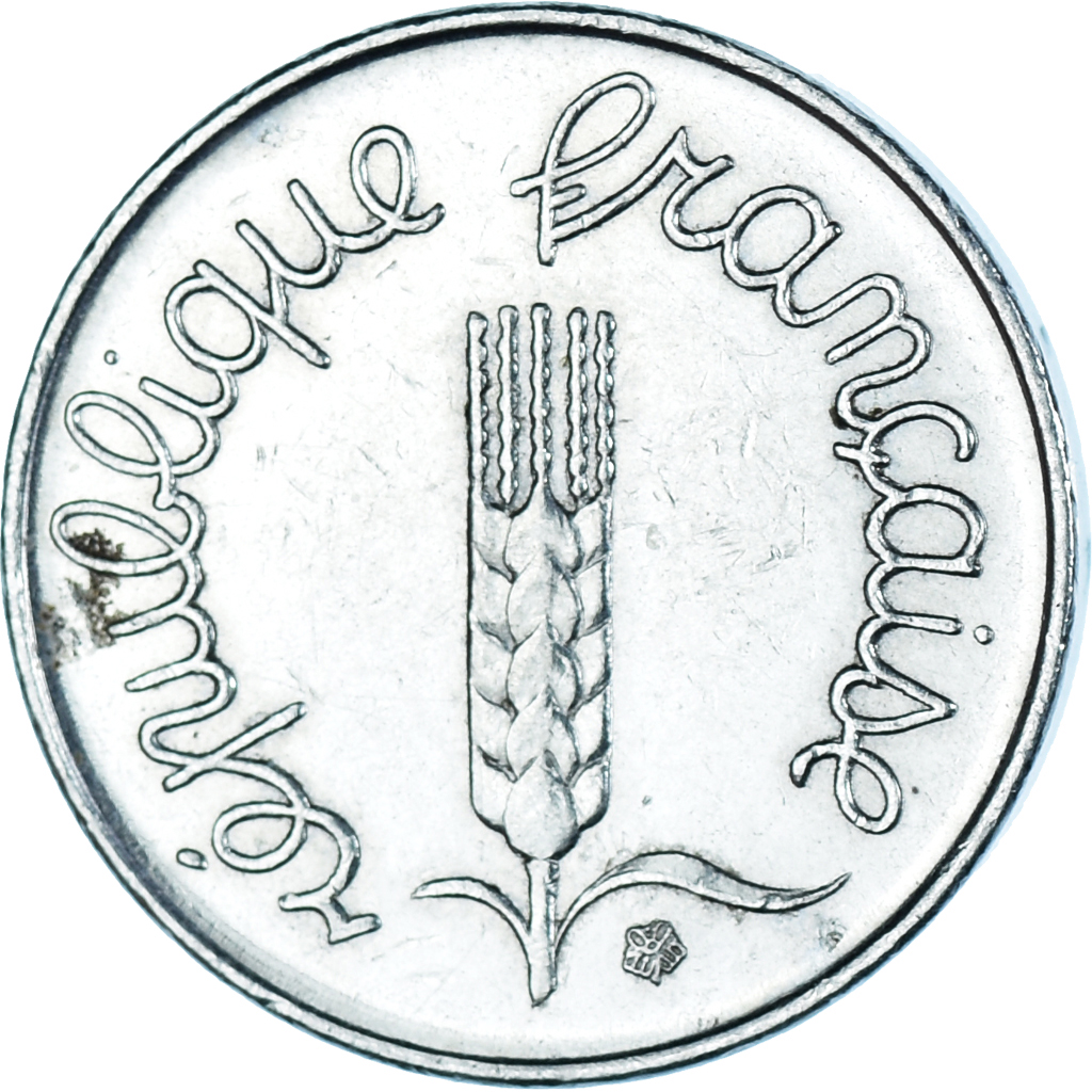 Moneda, Francia, Centime, 1974