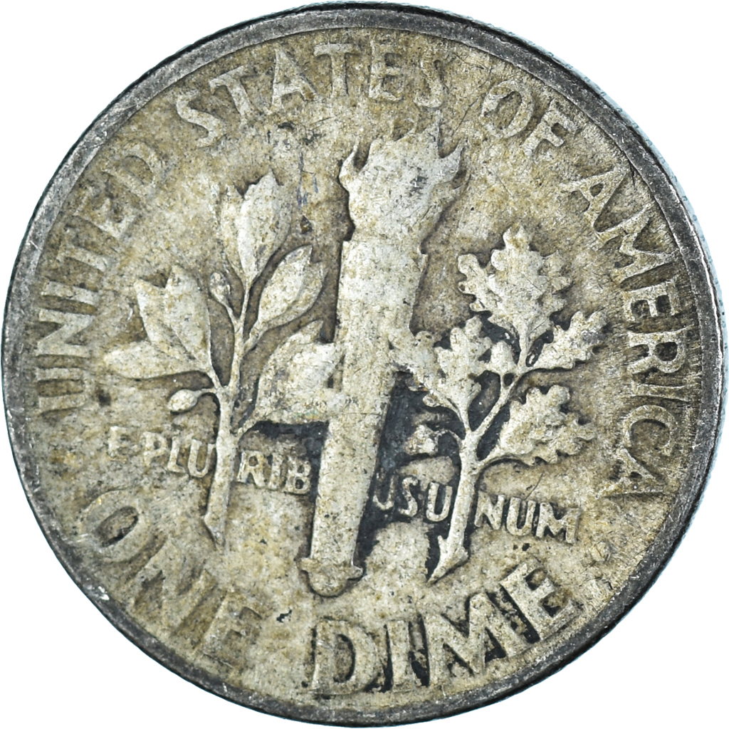 Moneda, Estados Unidos, Dime, 1947