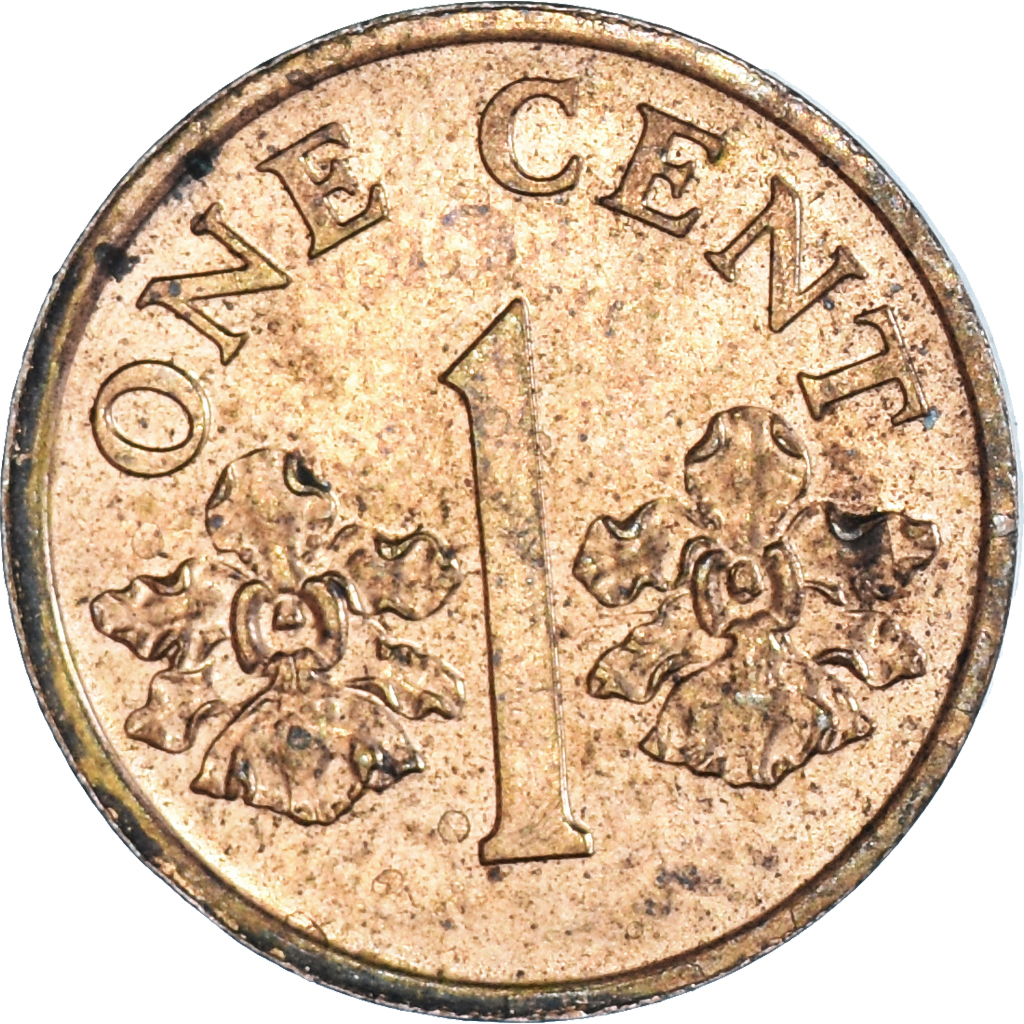 Moneda, Singapur, Cent, 2001