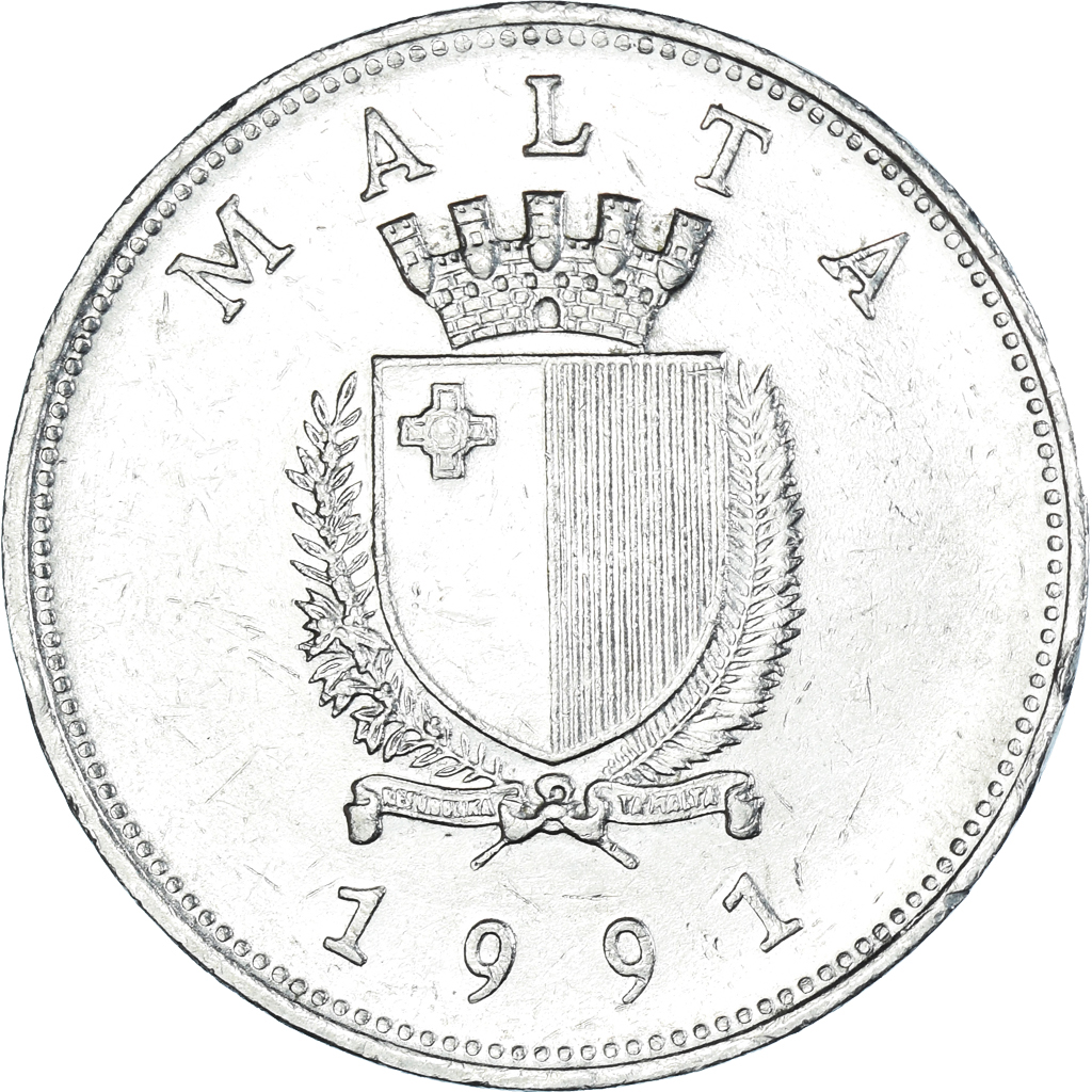 Munten, Malta, Lira, 1991