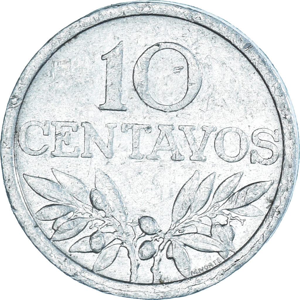 Moneda, Portugal, 10 Centavos, 1977