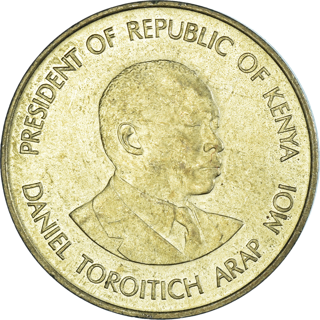 Moneda, Kenia, 5 Cents, 1987