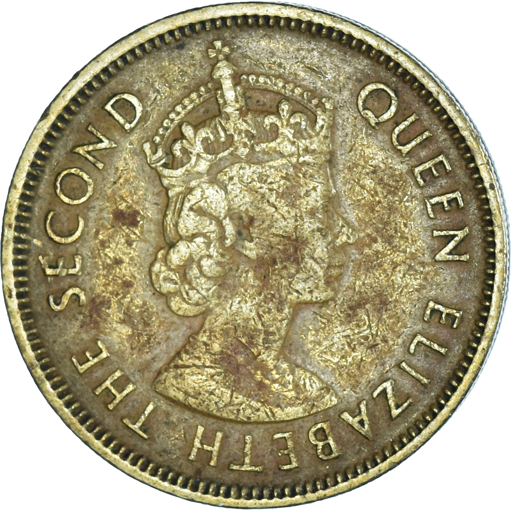 Moneda, Hong Kong, 10 Cents, 1963