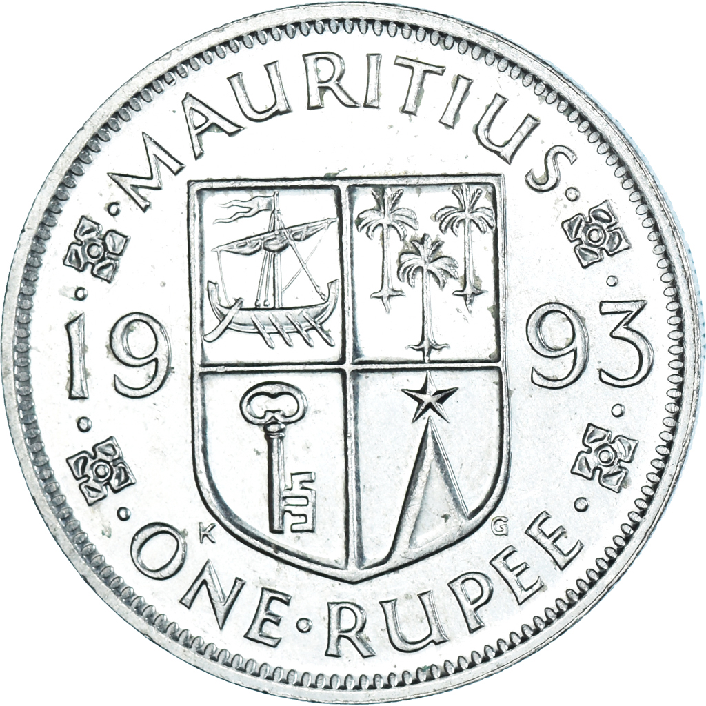Moneda, Mauricio, Rupee, 1993