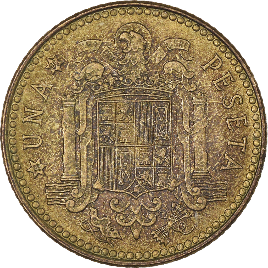Moneda, España, Peseta, 1975