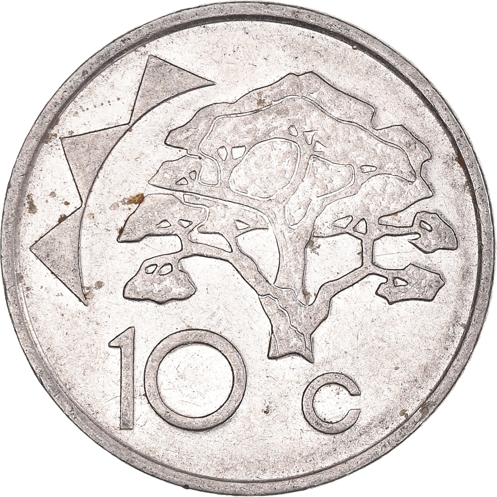 Moneda, Namibia, 10 Cents, 2002