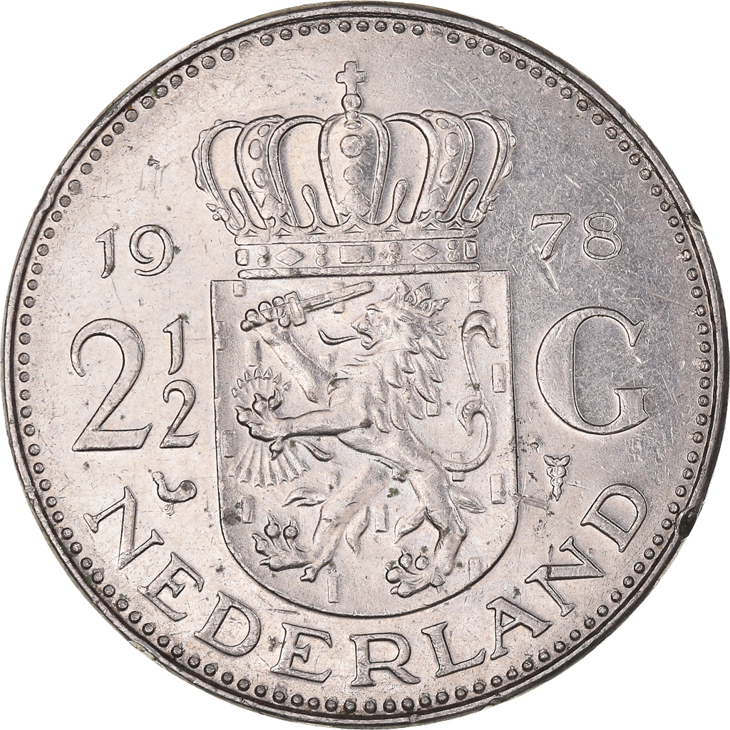 Coin, Netherlands, 2-1/2 Gulden, 1978