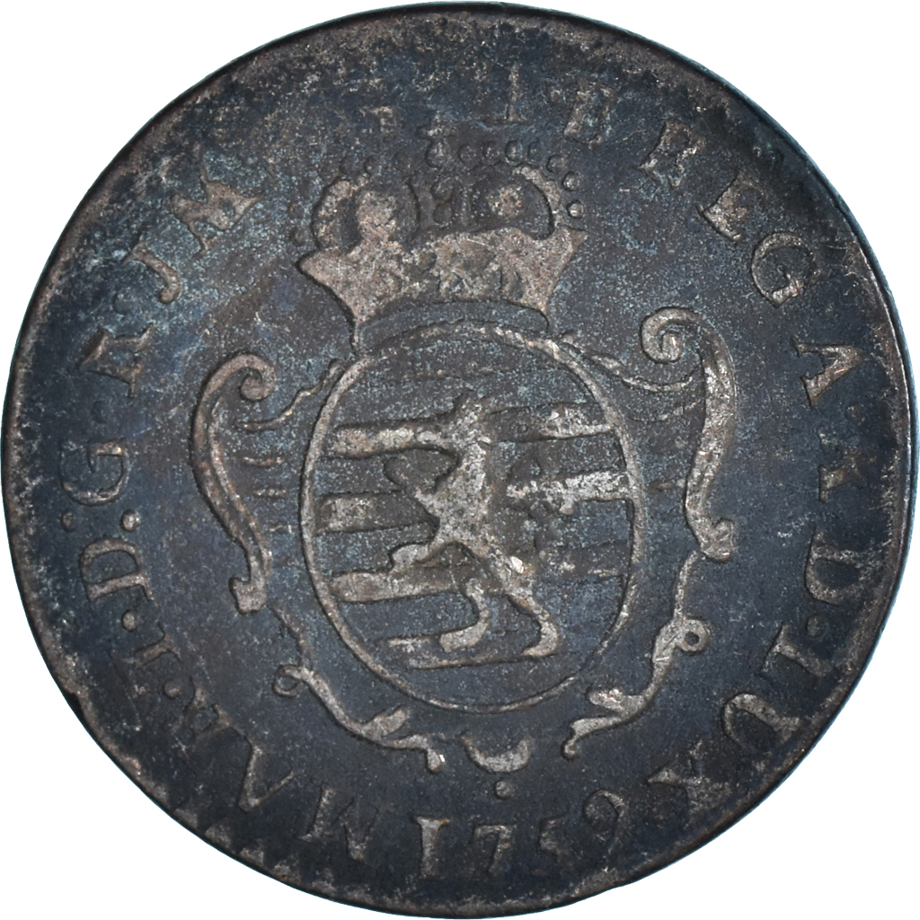 Coin, Luxembourg, Liard, 1759