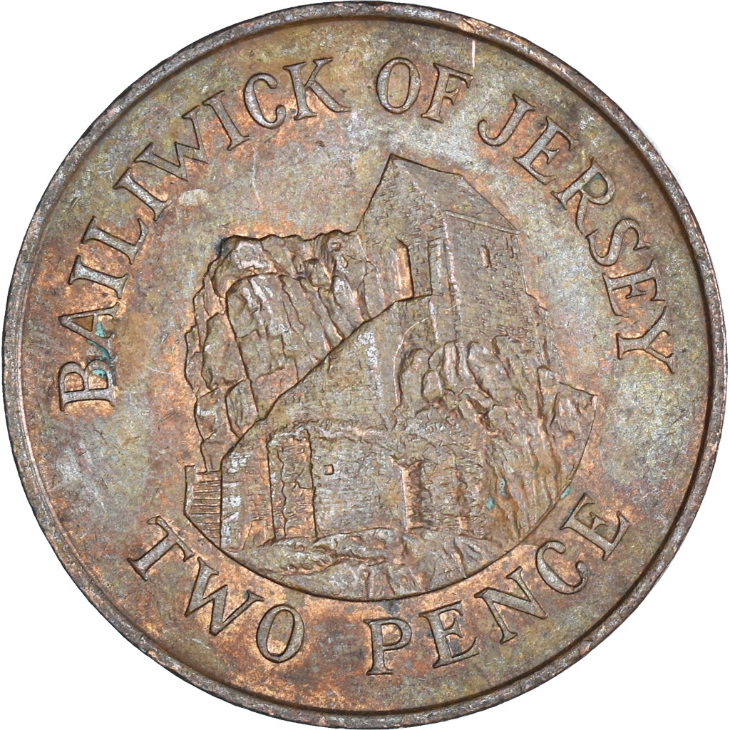 Coin, Jersey, 2 Pence, 1983