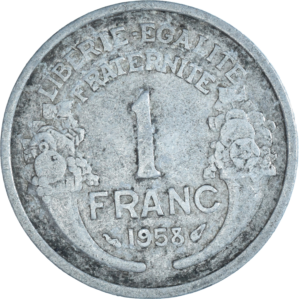Moneda, Francia, Franc, 1958