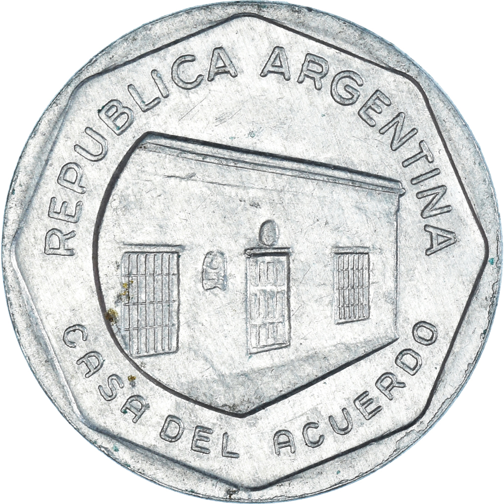 Coin, Argentina, 10 Australes, 1989