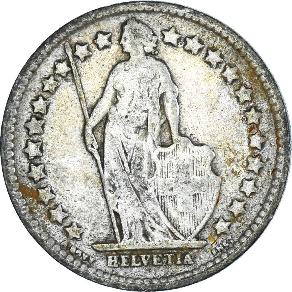 Moneda, Suiza, 1/2 Franc, 1920