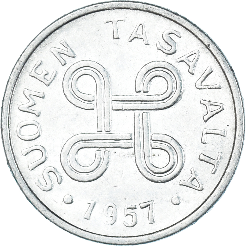 Moneda, Finlandia, Markka, 1957
