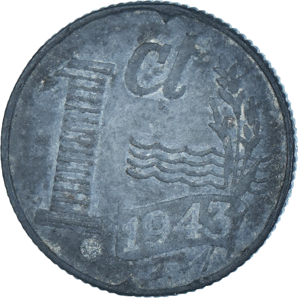 Moneda, Países Bajos, Cent, 1943