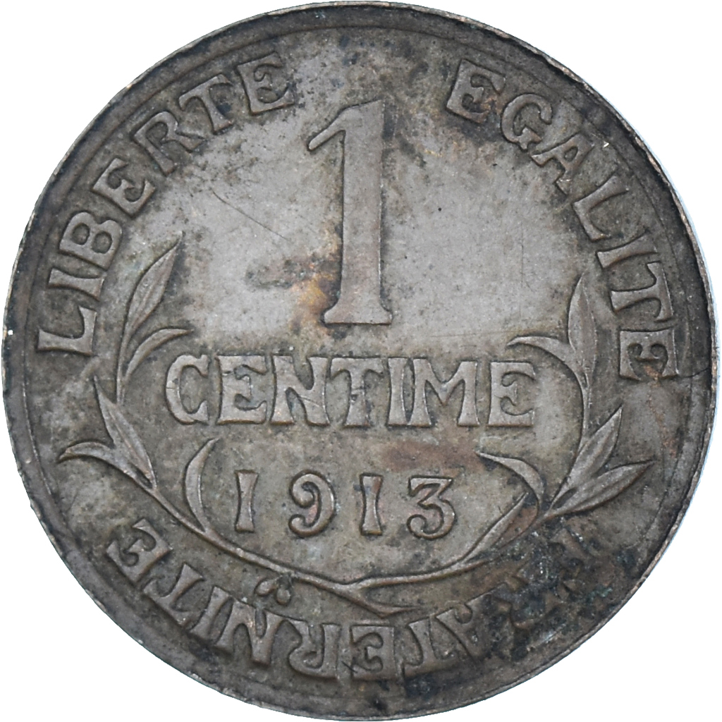 Coin, France, Centime, 1913