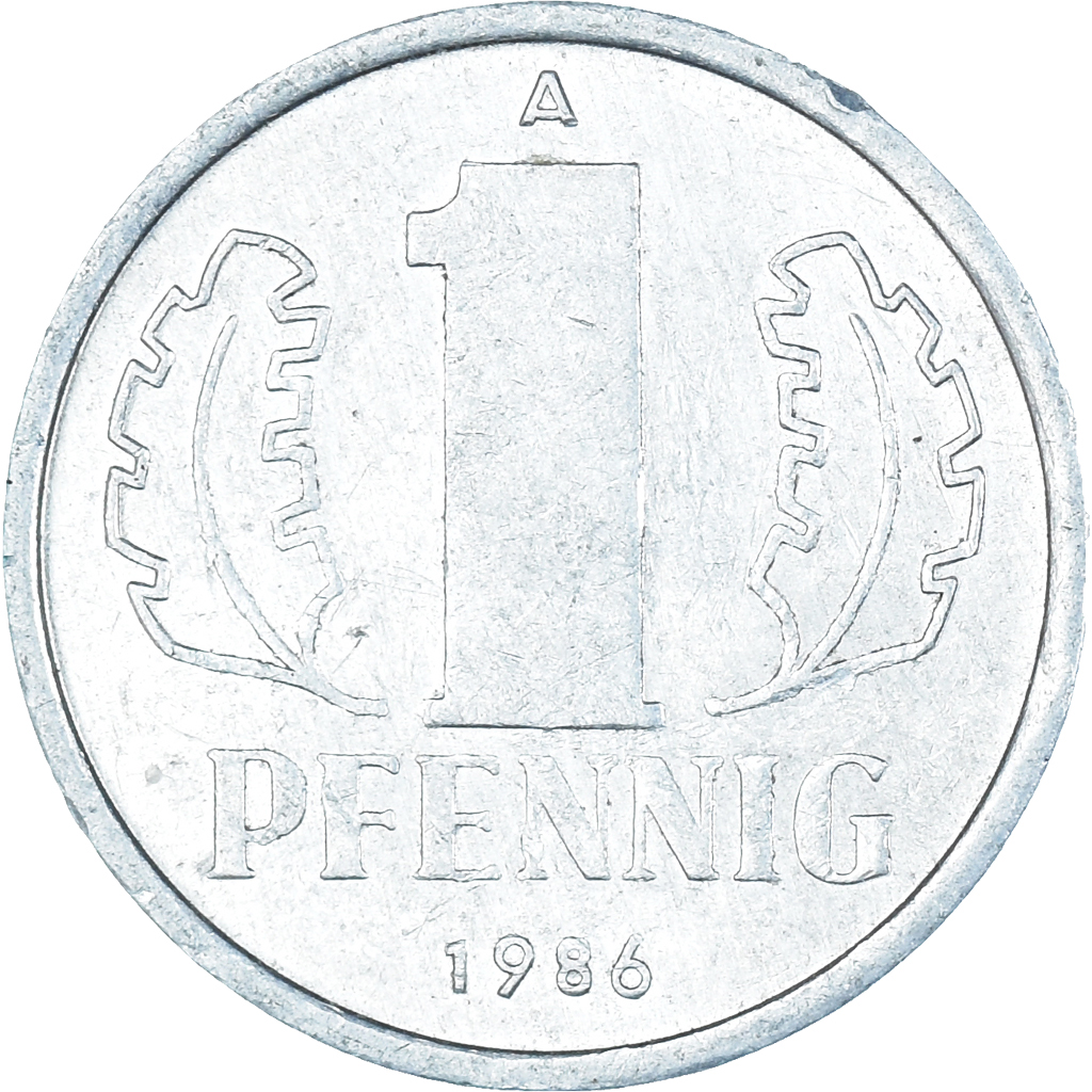 Coin, GERMAN-DEMOCRATIC REPUBLIC, Pfennig, 1986