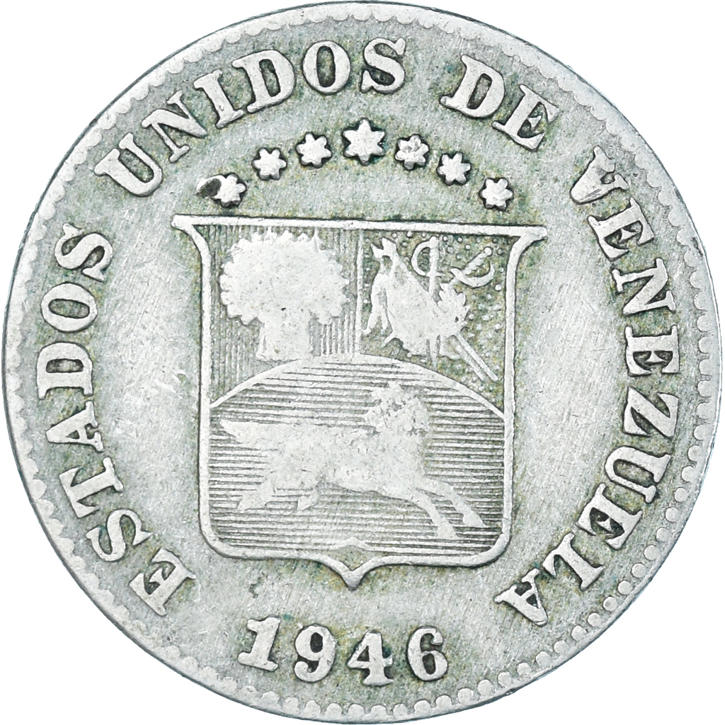 Moneda, Venezuela, 5 Centimos, 1946